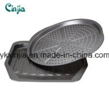 Aluminum Carbon Steel Non-Stick Pizza Pan Set